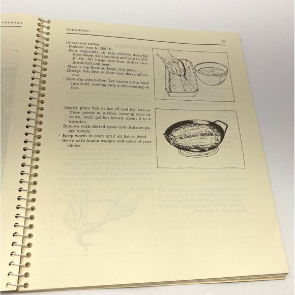 John Clancy Fish Cookery Vintage Cookbook 70s Recipes Broiling Poaching Sauces - Picture 9 of 13